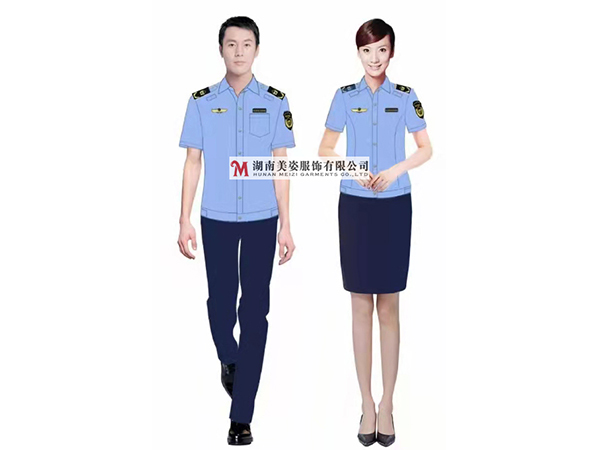 市場(chǎng)管理標(biāo)志服夏夾克